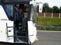 VU Auffahrunfall Reisebus auf LKW A 1 Rich Saarbruecken P54